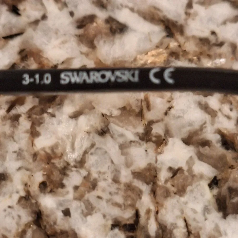 Swarovski Black and Gold Women's Eyeglasses